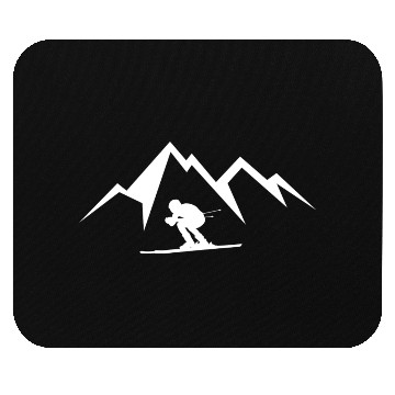 Discover Skiing in the Alps Mouse Pads
