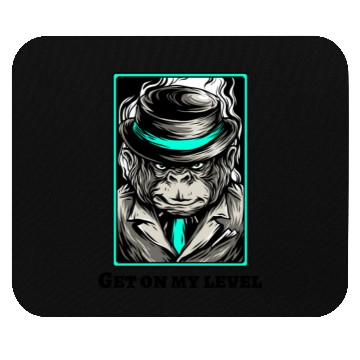 Discover Cool chimpanzee gangster monkey Mouse Pads for