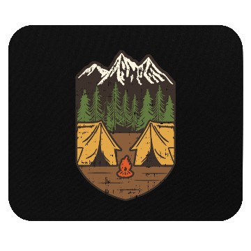 Discover tent tents campfire nature gift giftidea Mouse Pads