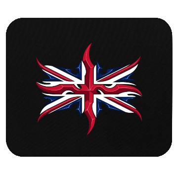 Discover Union Jack British Flag Resistance Style Mouse Pads
