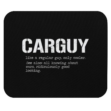 Discover Car Guy Mouse Pads