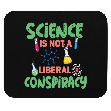 Discover science not conspiracy science conspiracy Mouse Pads