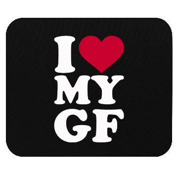 Discover I Love My Gf Girlfriend Mouse Pads