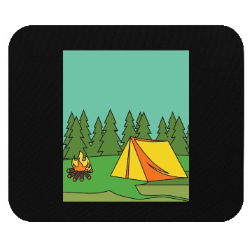 Discover Camping Nature Vintage Mouse Pads