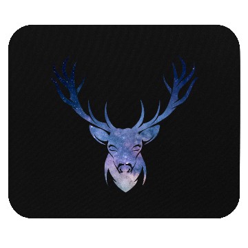 Discover Galaxy Deer Mouse Pads