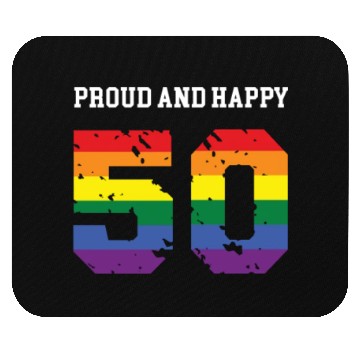 Discover 50th Birthday 50 BDay Birthdaygift LGBTQ Gays Gift Mouse Pads