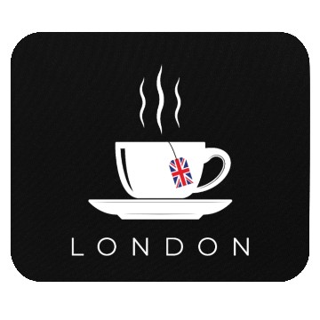 Discover London English Tea England Union Jack British Gift Mouse Pads