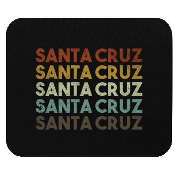 Discover Retro Santa Cruz California Mouse Pads