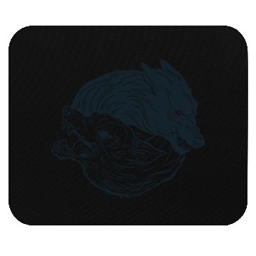 Discover Wolf in moon light Werewolf Wolves Mouse Pads