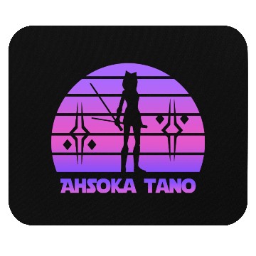 Discover Ahsoka tano - Synthwave Mouse Pads