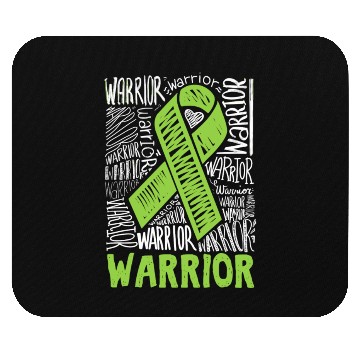 Discover Non-Hodgkins Lymphoma Warrior Lime Green Awareness Mouse Pads