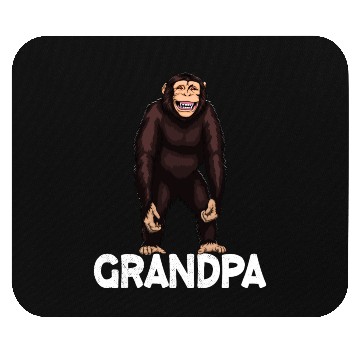 Discover Monkey Grandpa Chimpanzee Mouse Pads
