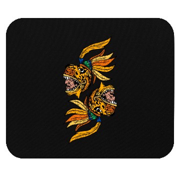 Discover Aztec Warior Jaguar Maya Inca Culture Mouse Pads