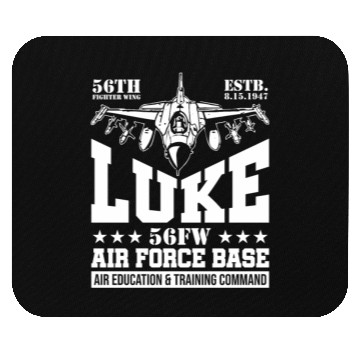 Discover Luke Air Force Base USAF F35 Fighter Wing Mouse Pads