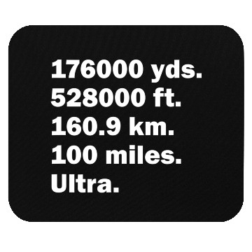 Discover 100 mile race Ultra marathon finisher T Mouse Pads