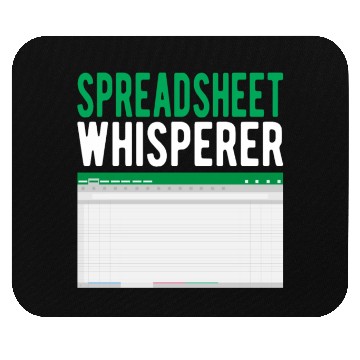 Discover Spreadsheet Whisperer Excel Accounting Accountant Mouse Pads