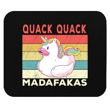 Discover Funny Duck Sayings Ducks Quack Quack Madafakas Mouse Pads