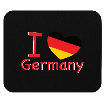 Discover Germany I Love Germany Mouse Pads