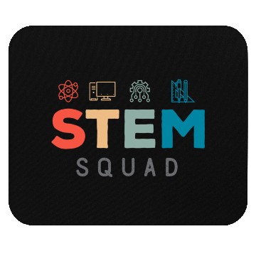 Discover Stem Squad Science Technology Engineering Mathemat Mouse Pads