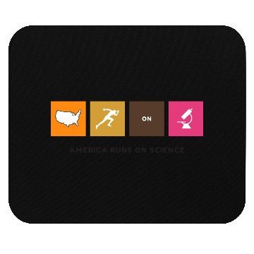 Discover America Runs On Science - Coffee, Geek, DNA, Nerd Mouse Pads