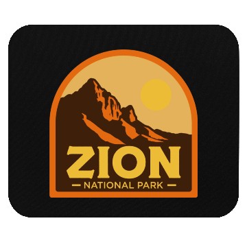 Discover zion national park Mouse Pads