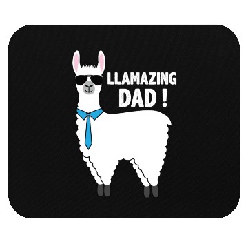 Discover Llama Dad Mouse Pads Gift For Dad