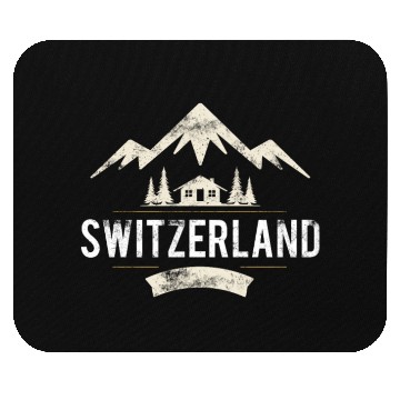 Discover Swiss Mountains And Alps Switzerland Mouse Pads