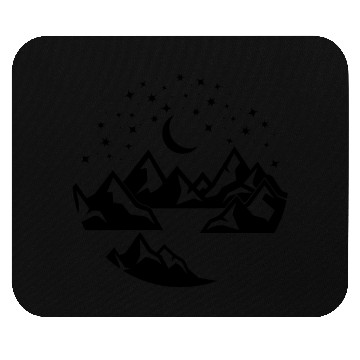 Discover Moon travel adventure hiking camping gift Mouse Pads