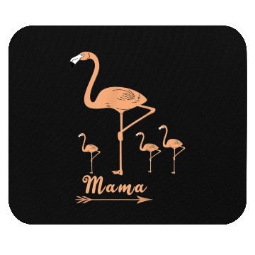 Discover MAMA FLAMINGO BIRD Mouse Pads