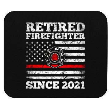 Discover Retired Firefighter Since 2021 Mouse Pads