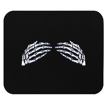 Discover Women's Skeleton Hands Breasts Mouse Pads