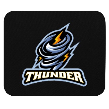 Discover Thunder lighting storm scary weather Mouse Pads