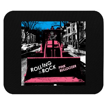 Discover Pink Bulldozer / Rolling Rock Mouse Pads