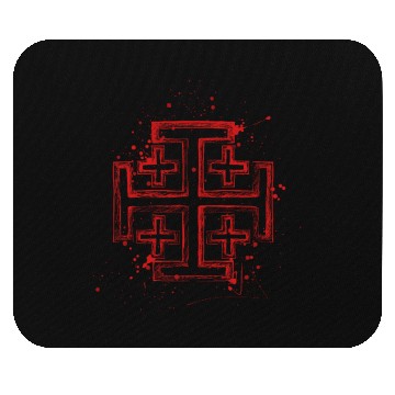 Discover Knights Templar Crusader Cross Mouse Pads