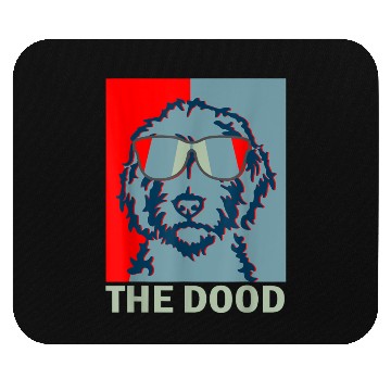 Discover Funny The Dood Goldendoodle Doodle Mom Dad Mouse Pads