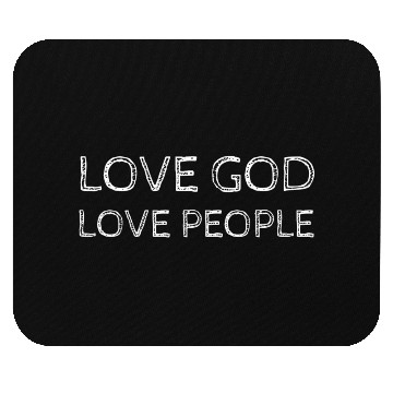 Discover Love God Love People Christian T Mouse Pads