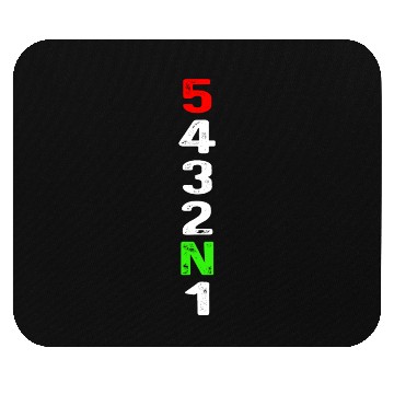 Discover Motorcycle gear shift racing biker heartbeat Mouse Pads