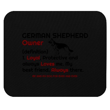 Discover German Shepherd, German Shepherd owner, GSD Mouse Pads