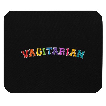 Discover Vagitarian Gift LGBT Lesbian Adult Humor Funny Gif Mouse Pads