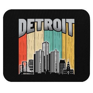 Discover Detroit Michigan Mouse Pads