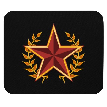 Discover soviet star with laurels Mouse Pads