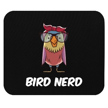 Discover Bird Nerd Mouse Pads