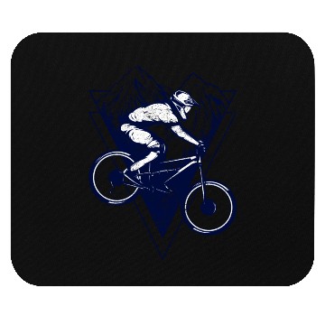 Discover Mountain bike downhill Mouse Pads
