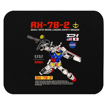 Discover Rx-78-2 Gundam Mouse Pads