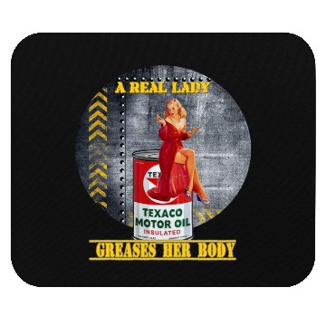 Discover A real lady, texaco Mouse Pads