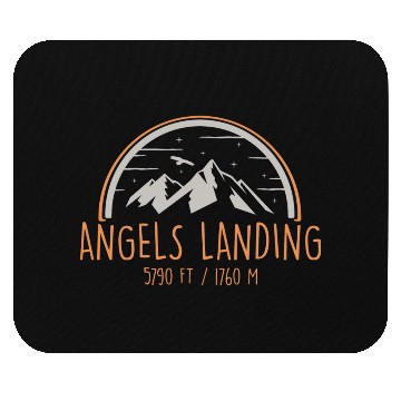 Discover Angels Landing Zion National Park Mountain Hikers Mouse Pads