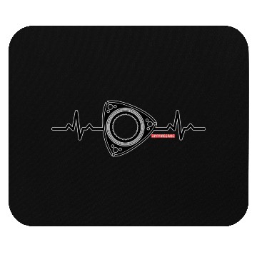 Discover Rx8 Rx7 Heart Beat Dark Mouse Pads