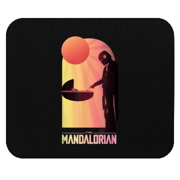 Discover Star Wars The Mandalorian The Child Sunset Meeting Mouse Pads