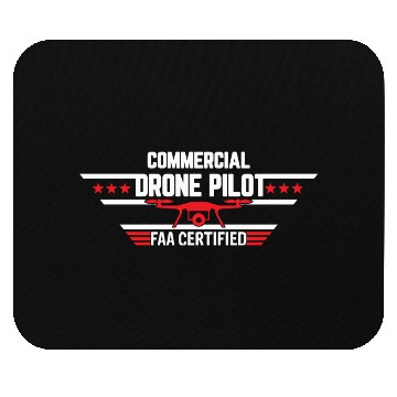 Discover Commercial Drone Pilot FAA Certified Mouse Pads