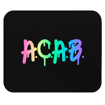 Discover ACAB Rainbow Drip Mouse Pads